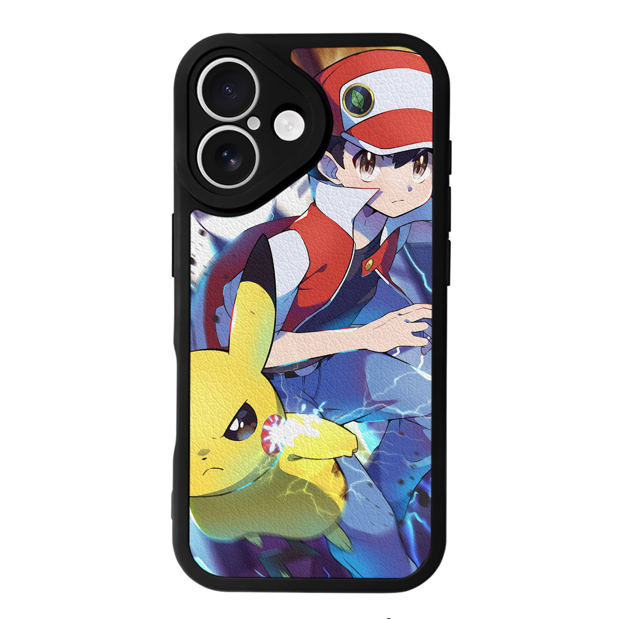 （画像用） ポケットモンスター Pokémon 【iPhone 16シリーズ対応】シリコンスマホケース（レザー調） 材質：シリコン